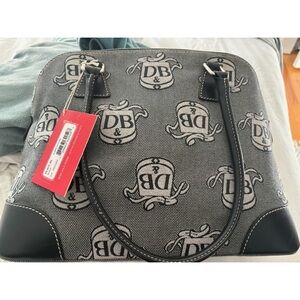Dooney & Bourke Black and Gray Satchel